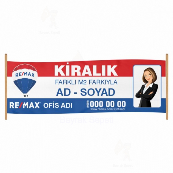 80x450 Vinil Branda Kiralk Remax Afileri imalat Fiyat
