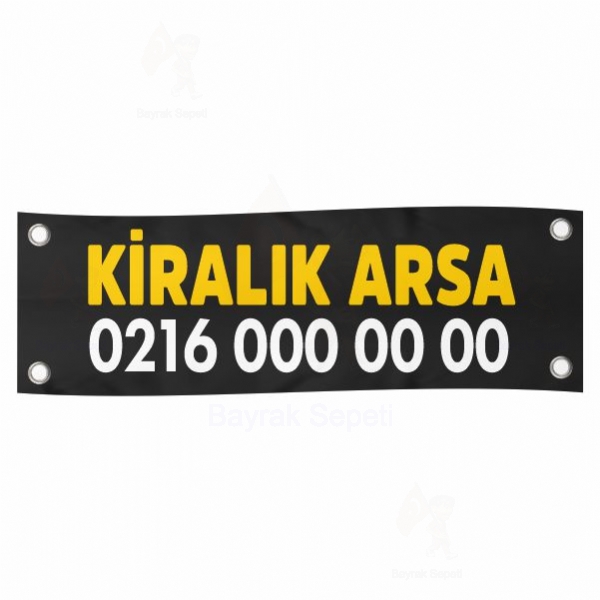 80x600 Vinil Branda Kiralk Arsa Afileri