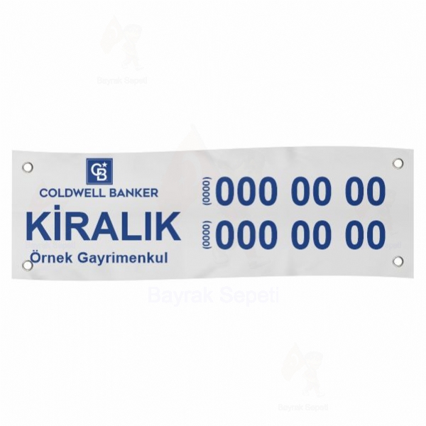 80x600 Vinil Branda Kiralk Coldwell Banker Afileri Bul