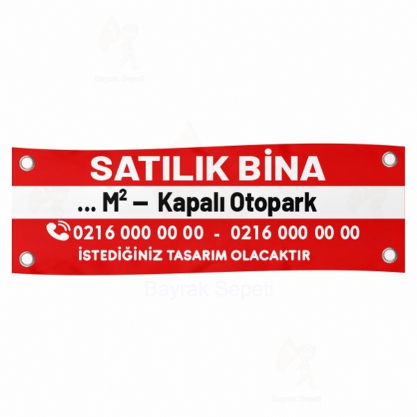 80x600 Vinil Branda Satlk Bina Afileri