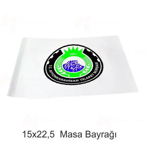 Afyonkarahisar Ticaret Borsas Masa Bayraklar