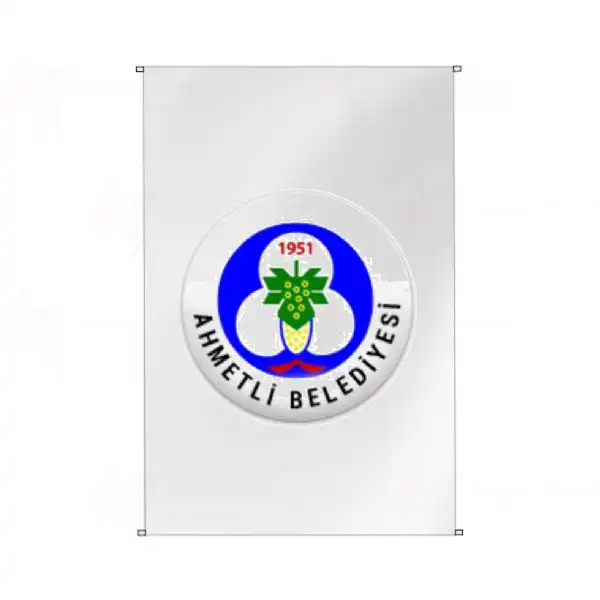 Ahmetli Belediyesi Bina Cephesi Bayraklar
