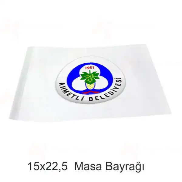 Ahmetli Belediyesi Masa Bayraklar