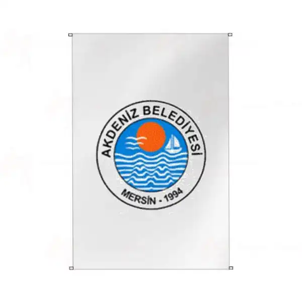 Akdeniz Belediyesi Bina Cephesi Bayraklar