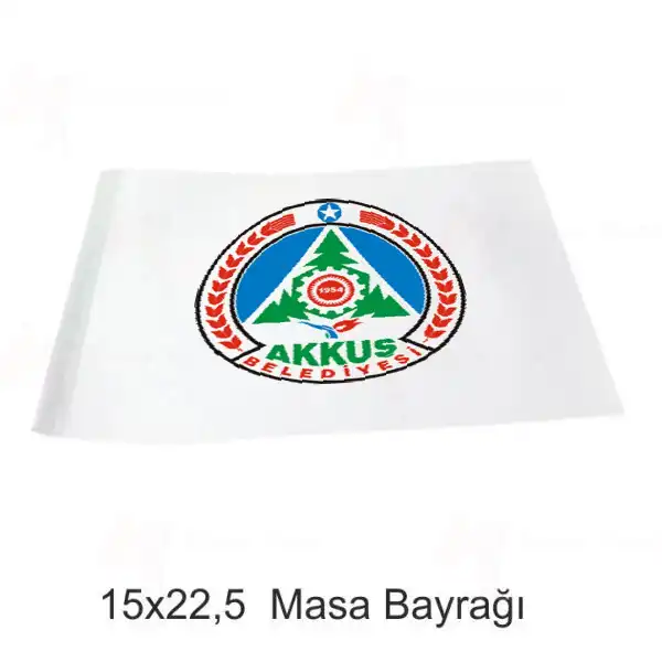 Akku Belediyesi Masa Bayraklar