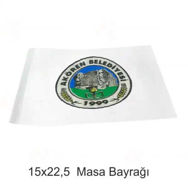 Akren Belediyesi Masa Bayraklar retimi