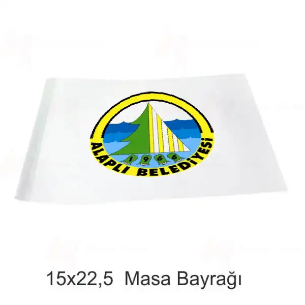 Alapl Belediyesi Masa Bayraklar Resmi