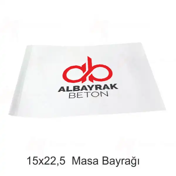 Albayrak Beton Masa Bayraklar