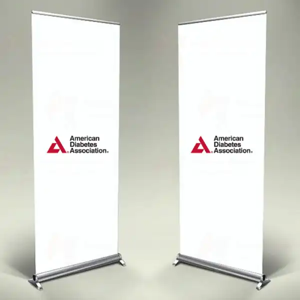 American Diabetes Association Roll Up ve Banner