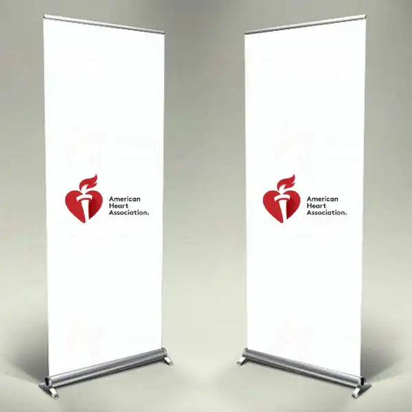 American Heart Association Roll Up ve Banner