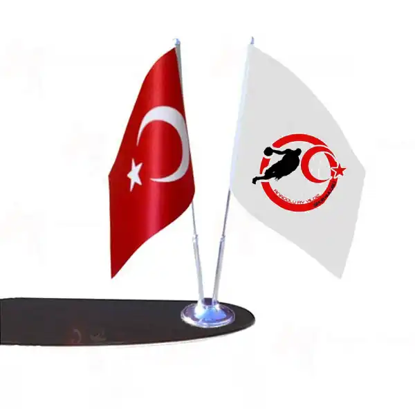 Anadolu Ay Yldz Spor Kulb 2 Li Masa Bayraklar Sat Fiyat