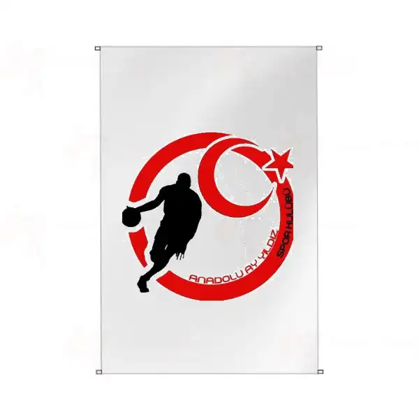 Anadolu Ay Yldz Spor Kulb Bina Cephesi Bayraklar