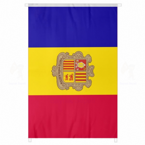 Andorra Bina Cephesi Bayraklar