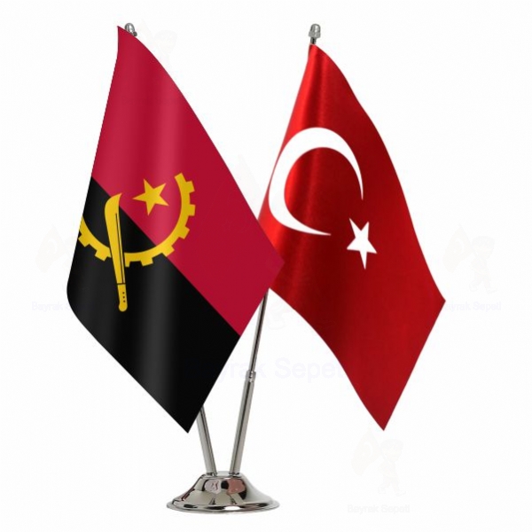 Angola 2 Li Masa Bayraklar