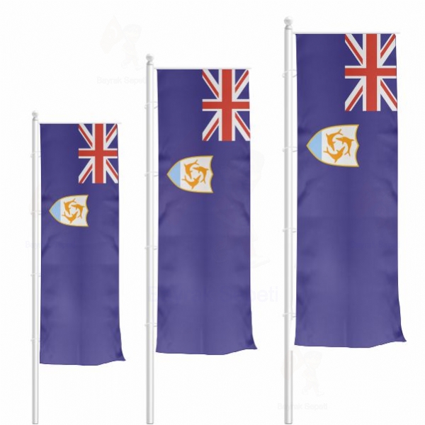Anguilla Dikey Gnder Bayrak eitleri