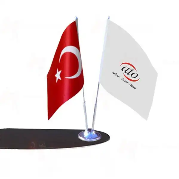 Ankara Ticaret Odas 2 Li Masa Bayraklar Bul