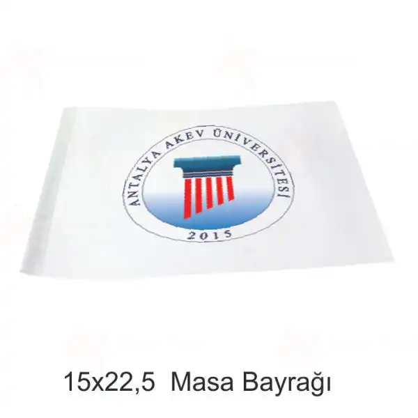 Antalya Akev niversitesi Masa Bayraklar