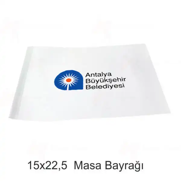 Antalya Bykehir Belediyesi Masa Bayraklar