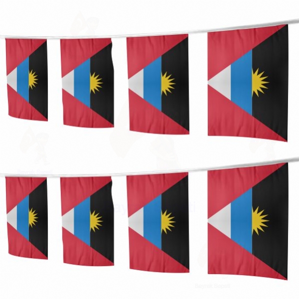 Antigua ve Barbuda pe Dizili Ssleme Bayraklar