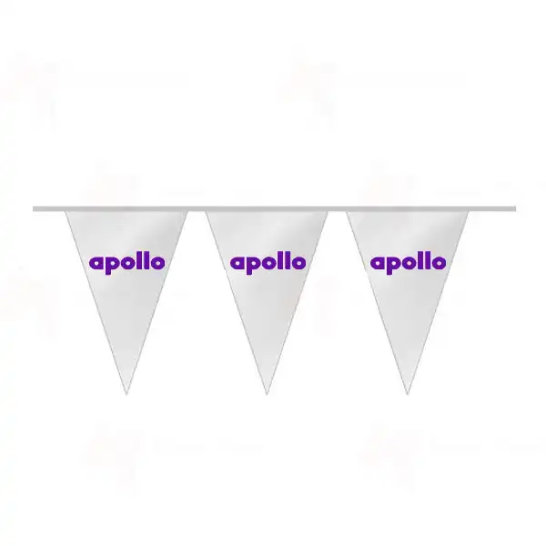 Apollo İpe Dizili Üçgen Bayraklar
