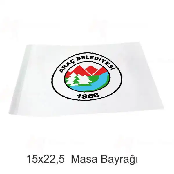 Ara Belediyesi Masa Bayraklar