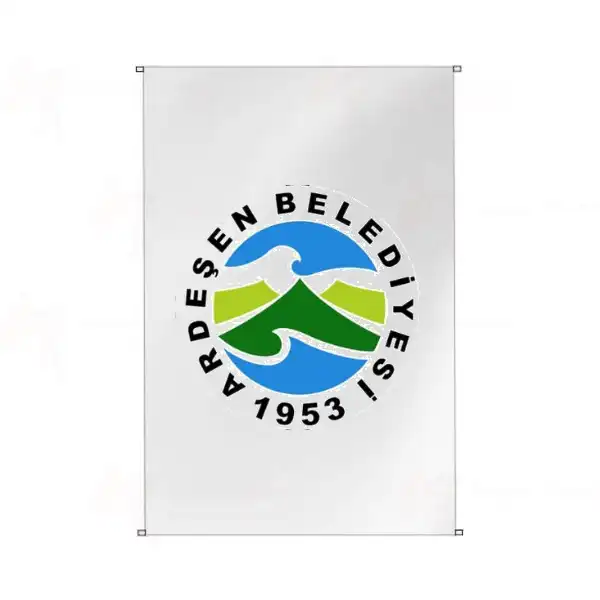 Ardeen Belediyesi Bina Cephesi Bayraklar