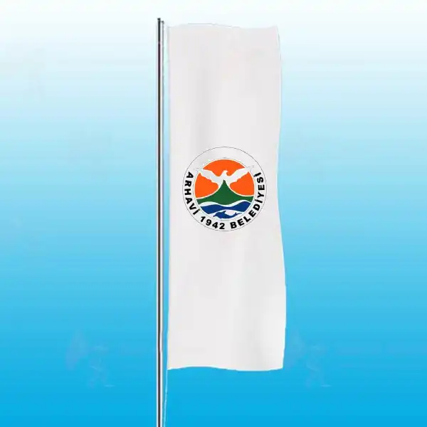 Arhavi Belediyesi Dikey Gnder Bayraklar