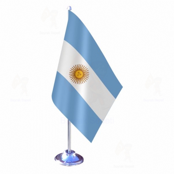 Arjantin Tekli Masa Bayraklar