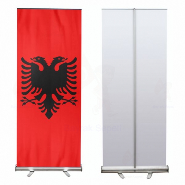Arnavutluk Roll Up ve BannerTasarmlar
