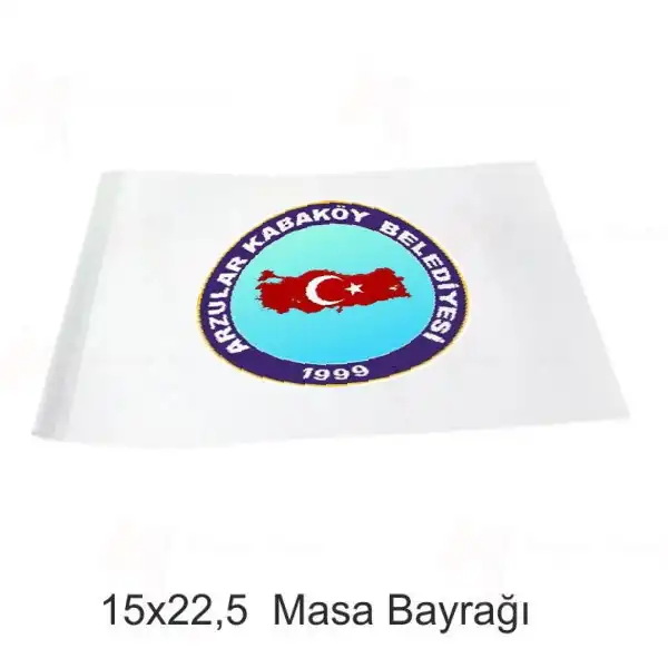 Arzularkabaky Belediyesi Masa Bayraklar