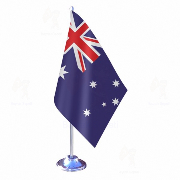 Avustralya Tekli Masa Bayraklar Grselleri
