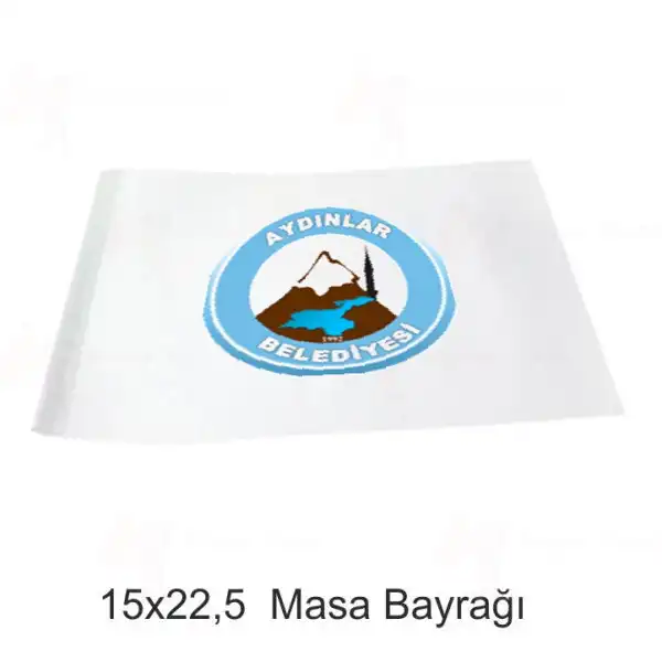 Aydnlar Belediyesi Masa Bayraklar