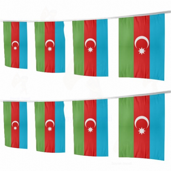 Azerbaycan pe Dizili Ssleme Bayraklar retim