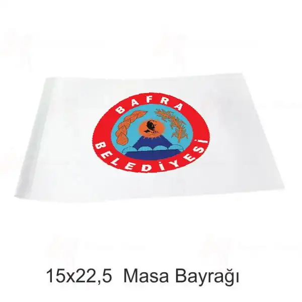 Bafra Belediyesi Masa Bayraklar