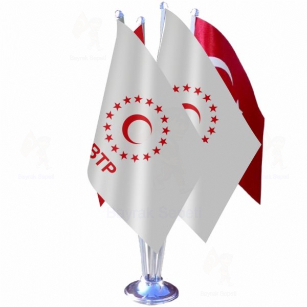 Bağımsız Türkiye Partisi 4 Lü Masa Bayrakları