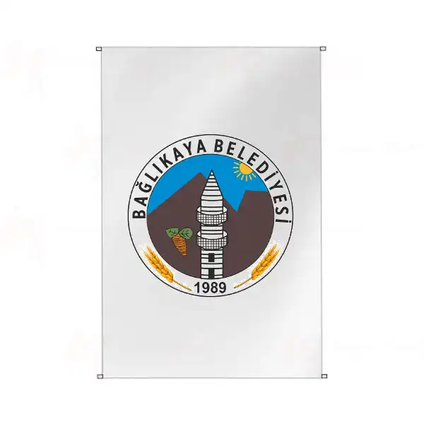 Balkaya Belediyesi Bina Cephesi Bayraklar