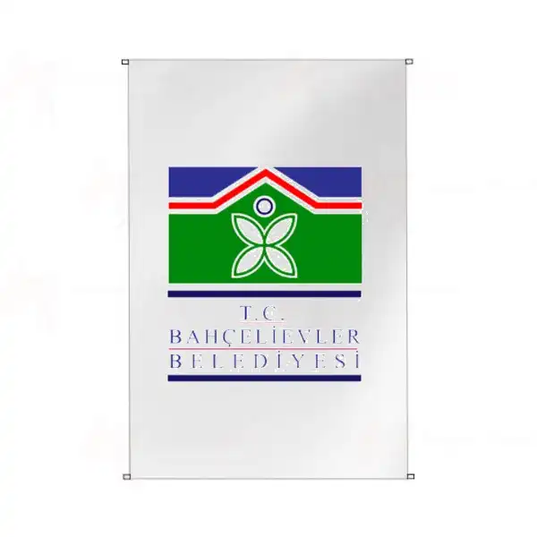 Bahelievler Belediyesi Bina Cephesi Bayrak reticileri
