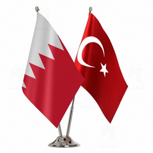 Bahreyn 2 Li Masa Bayrakları