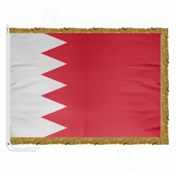 Bahreyn Saten Kumaş Makam Bayrağı