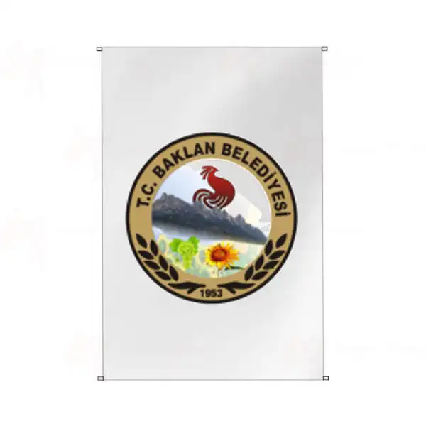 Baklan Belediyesi Bina Cephesi Bayraklar