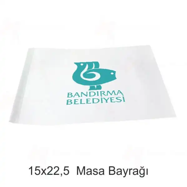 Bandrma Belediyesi Masa Bayraklar