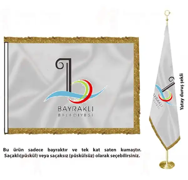 Bayrakl Belediyesi Saten Kuma Makam Bayra lleri