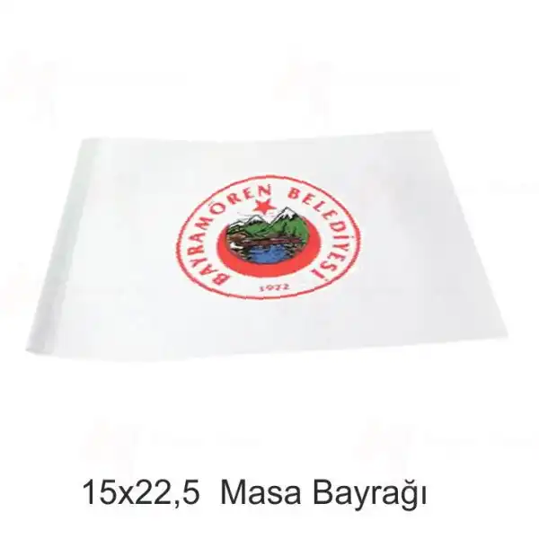 Bayramren Belediyesi Masa Bayraklar Tasarm