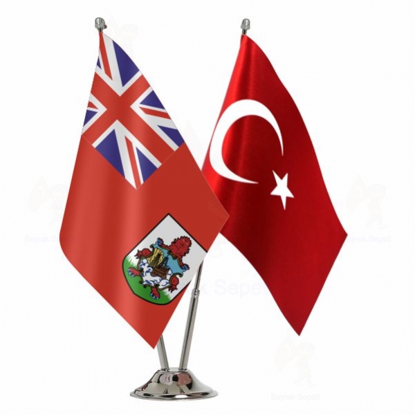 Bermuda 2 Li Masa Bayrakları