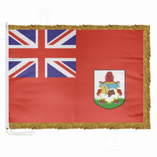 Bermuda Saten Kumaş Makam Bayrağı