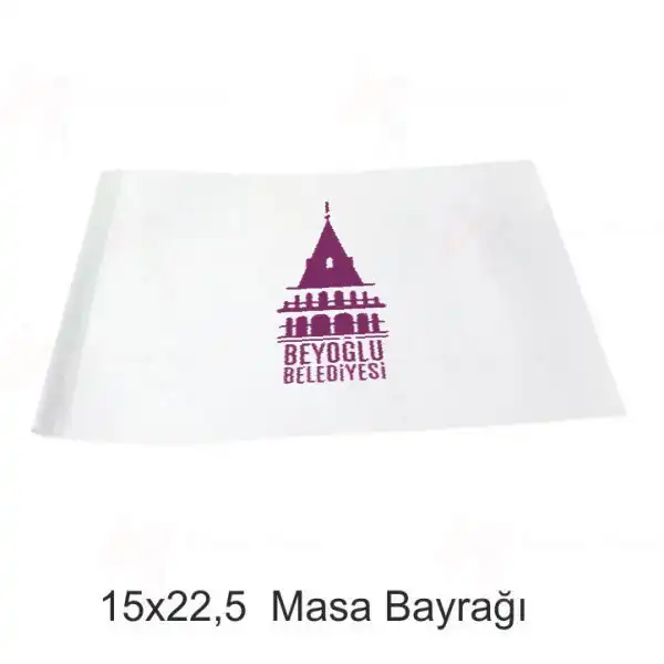 Beyolu Belediyesi Masa Bayraklar lleri