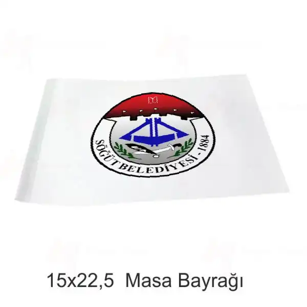 Bilecik St Belediyesi Masa Bayraklar