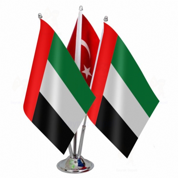 Birleik Arap Emirlikleri 3 L Masa Bayraklar Toptan Alm