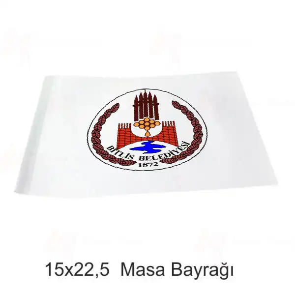 Bitlis Belediyesi Masa Bayraklar