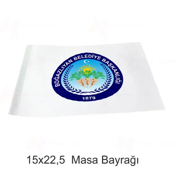 Boazlyan Belediyesi Masa Bayraklar